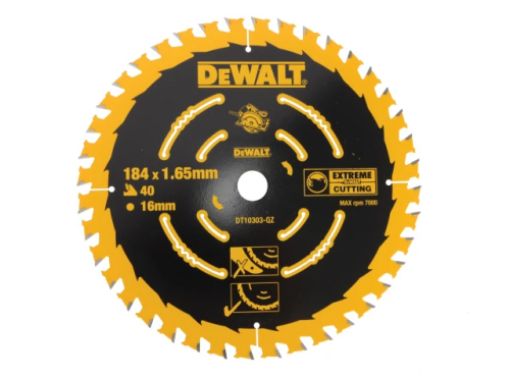 Picture of DeWALT Corded Extreme Framing Blade 184 x 16 x 40T