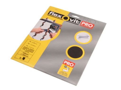 Picture of Emery Cloth P80 Sanding Sheets (Pack of 3)