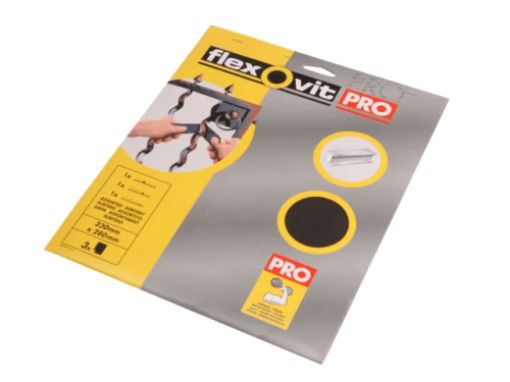 Picture of Flexovit Emery Cloth Sanding Sheets 120G (Pack of 25)