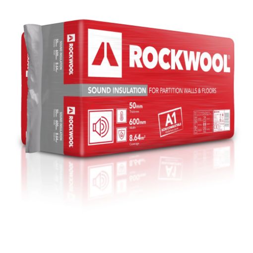 Picture of Rockwool Sound Insulation Slab 1200 x 600 x 50mm (Pack of 12)