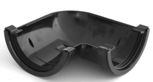Picture of Half Round 90 Deg Gutter Angle Black
