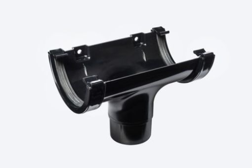 Picture of Half Round Running Outlet Black