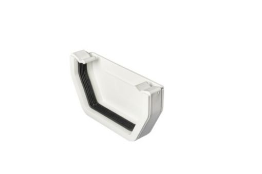 Picture of Square External Stopend White
