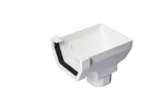 Picture of Square Stopend Outlet White