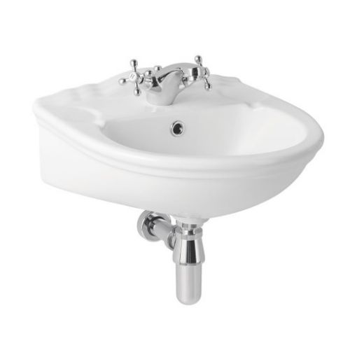 Picture of White Tamarind Standard Basin 465mm 1 Tap Hole