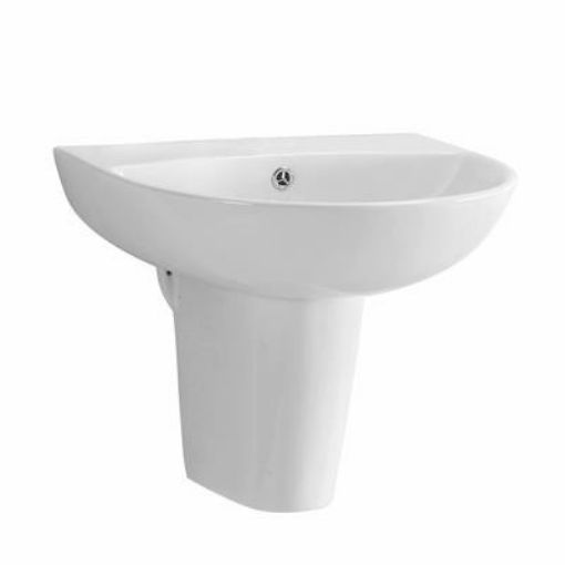 Picture of White Osterley Semi Pedestal