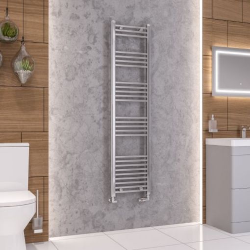 Picture of Chrome Wendover Straight Multirail 1600 x 400mm Towel Rail