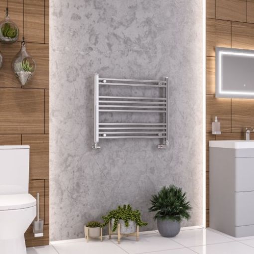 Picture of Chrome Wendover Straight Multirail 600 x 750mm Towel Rail