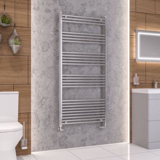 Picture of Chrome Wendover Straight Multirail 1600 x 750mm Towel Rail