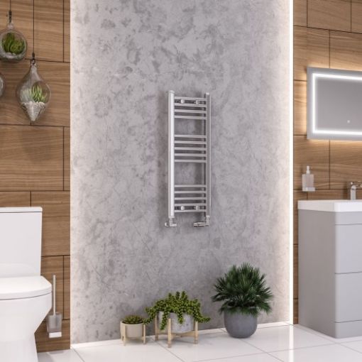 Picture of Chrome Wendover Straight Multirail 800 x 300mm Towel Rail