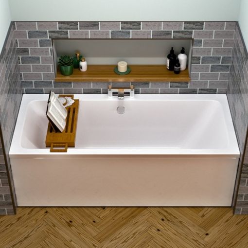 Picture of White Portland Double Ended Bath 1700 x 700 x 440mm 5mm Thickness