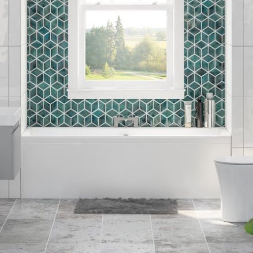 Picture of White Malin Double Ended Bath 1750 x 750 x 440mm Beauforte