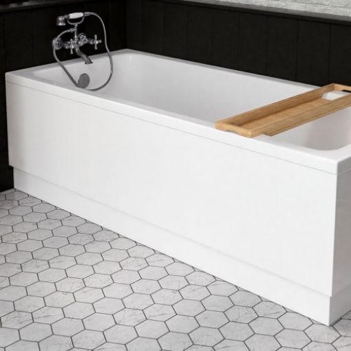 Picture of White Beauforte 1750mm Front Bath Panel