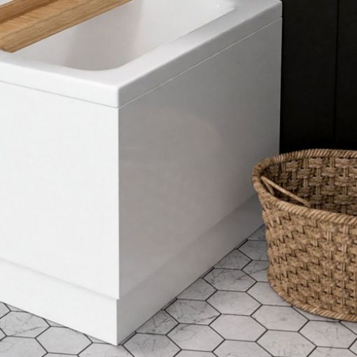 Picture of White Beauforte 750 x 560mm End Bath Panel