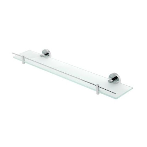 Picture of Chrome Genoa Glass Shelf With Barrier