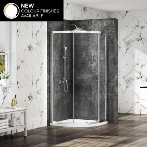 Picture of MBOX 1 Door Offset Quadrant 1000 x 800mm