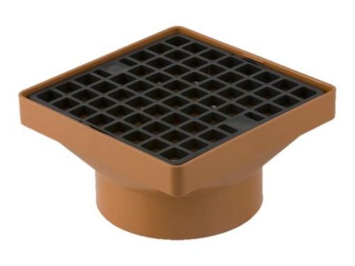 Picture of Square Hopper 160mm Solvent Socket