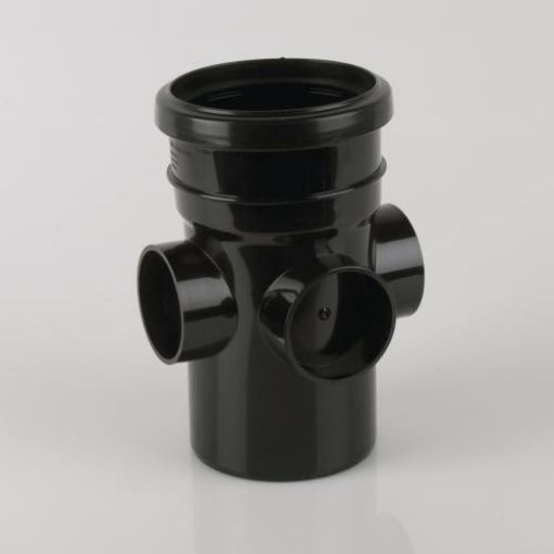 Picture of Soil 110mm Single Socket Triple Boss Pipe
