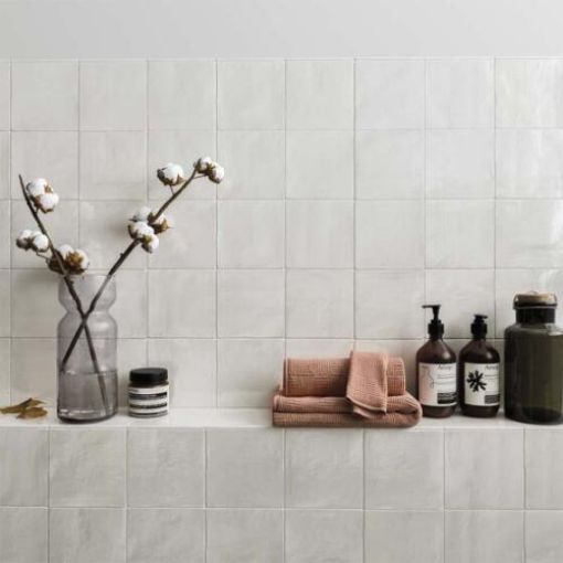 Picture of Flash White Wall Tile Ceramic Gloss 130 x 130mm 0.642sqm Per Box