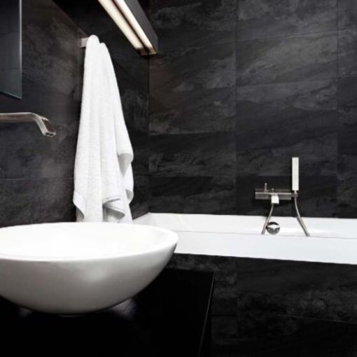 Picture of Fernanda Black Matt Glazed Porcelain 308x615mm 1.326sqm