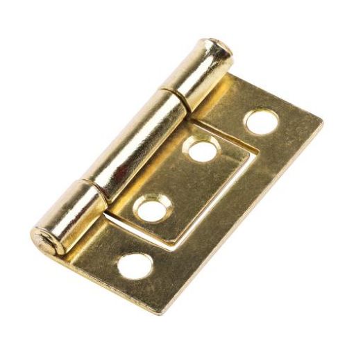 Picture of Flush Hinge Electro Plated Brass 38 x 28mm