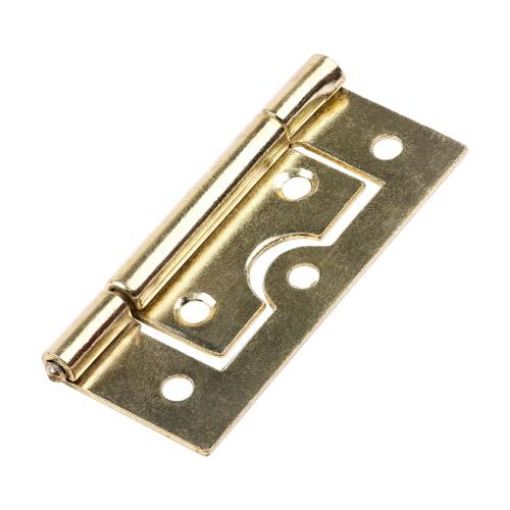 Picture of Flush Hinge Electro Plated Brass 63 x 37mm