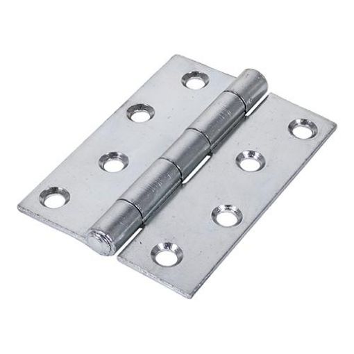 Picture of Strong Steel Butt Hinge Zinc 100 x 73mm