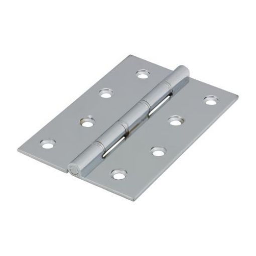 Picture of Double Steel Washered Hinge Polished Chrome 102 x 67mm