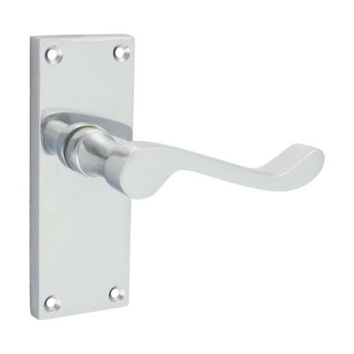 Picture of Victorian Scroll Latch Polished Chrome