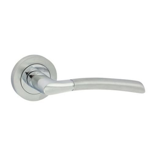 Picture of Shavington Lever On Rose Polished/Satin Chrome
