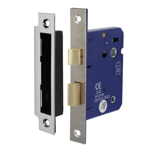Picture of Bathroom Lock 78mm Satin Nickel