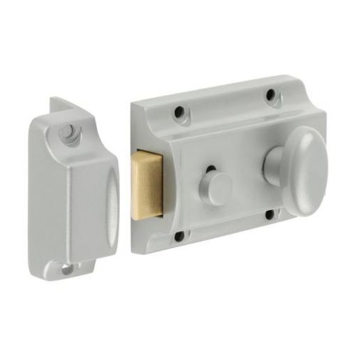 Picture of Night Latch Traditional Silver