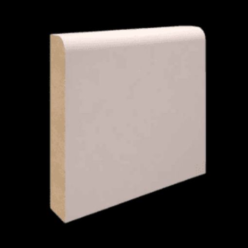 Picture of 14.5 x 94 x 4400mm Bullnose Skirting Twice Primed MDF