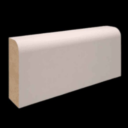 Picture of 14.5 x 44 x 4400mm Bullnose Architrave Twice Primed MDF