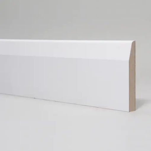 Picture of 14.5 x 94 x 4400mm Chamfered & Round Skirting Twice Primed MDF