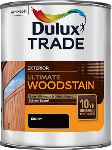 Picture of 1L Ebony Dulux Trade Ultimate Woodstain
