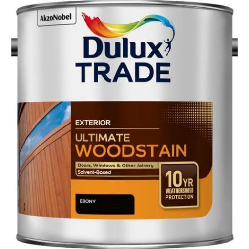 Picture of 2.5L Ebony Dulux Trade Ultimate Woodstain
