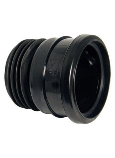 Picture of 110mm Universal Drain Connector Black