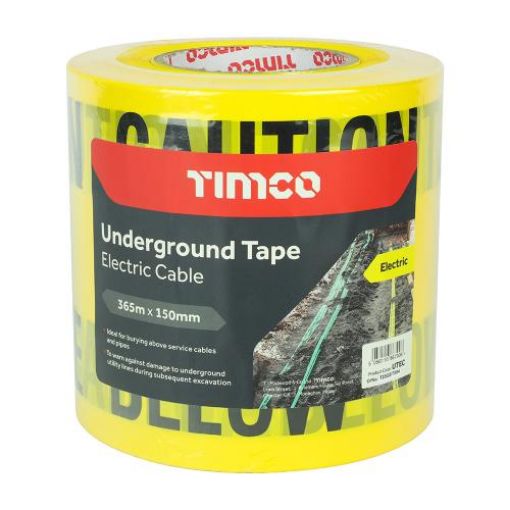 Picture of 365Mtr x 150mm Electrical Cable Underground Tape