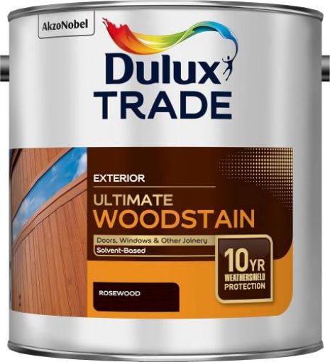 Picture of 2.5Ltr Rosewood Dulux Trade Ultimate Woodstain