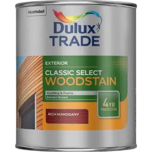 Picture of 1Ltr Rich Mahogany Woodstain Dulux Trade Classic
