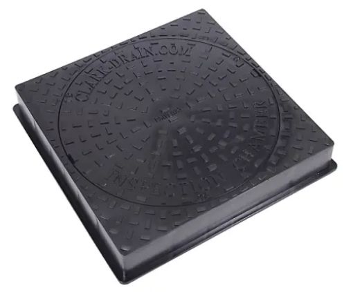 Picture of 560 x 560 x 880mm Polypropylene Manhole Cover & Frame 3.5T