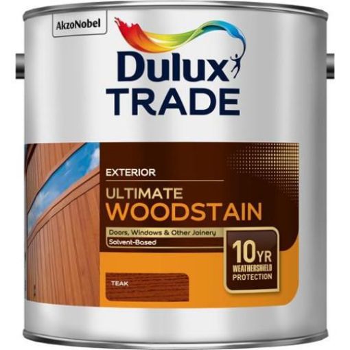 Picture of 2.5Ltr Teak Dulux Trade Ultimate Woodstain