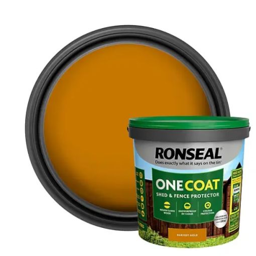 Picture of Onecoat Harvest Gold 9L Shed & Fence Protector