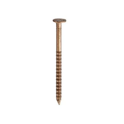 Picture of 31 x 1.8mm Silicone Bronze Annular Ring Shank Nail 1kg