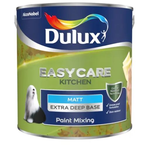 Picture of 2.5Ltr Dulux Colour Mixing Easy Care Kitchen Matt Extra Deep Base
