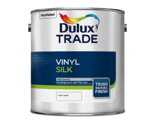 Picture of Dulux Trade Vinyl Silk Light Base 2.5Ltr