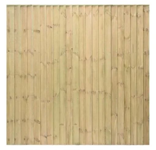 Picture of Grange Standard Green Featheredge Panel 1.83 x 1.8Mtr