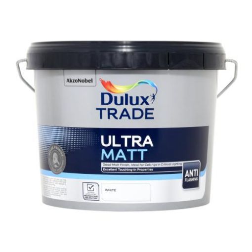 Picture of Dulux Trade Ultramatt White 3Ltr
